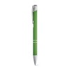 BETA SOFT. Soft touch aluminium ball pen in Light Green