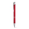 BETA SOFT. Soft touch aluminium ball pen in red