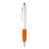 SANS BK. Ball pen in orange