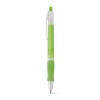 SLIM BK. Nonslip ball pen in Light Green