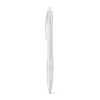SLIM BK. Nonslip ball pen in white