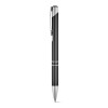 BETA BK. Aluminium ball pen with clip in black