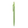 CAMILA. Ball pen in wheat straw fibre and ABS in lime-green