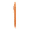 CAMILA. Ball pen in wheat straw fibre and ABS in orange