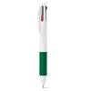 OCTUS. Ball pen with 4 in 1 multicolour writing in Green