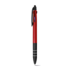 MULTIS. Multifunction ball pen with 3 in 1 writing in red