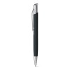 OLAF SOFT. Aluminium ball pen with rubber finish in black