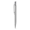 OLAF SOFT. Aluminium ball pen with rubber finish in Satin Silver