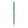 DEVIN. Ball pen with wheat straw fibre and ABS with twist mechanism in Light Blue