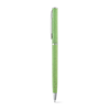 DEVIN. Ball pen with wheat straw fibre and ABS in lime-green