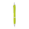 MANZONI. Antibacterial ball pen in ABS in lime-green