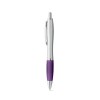 SWING. Ball pen with metal clip in purple