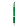SLIM. Non-slip ball pen with clip in green