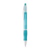 SLIM. Non-slip ball pen with clip in Light Blue