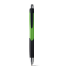 CARIBE. Nonslip ball pen in ABS in lime-green