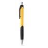 CARIBE. Nonslip ball pen in ABS in yellow