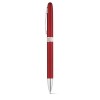 LENA. Ball pen with twist mechanism and metal clip in red