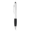 SANS. Ball pen with twist mechanism and metal clip in black