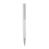 TECNA. Ball pen with metallic finish in Satin Silver