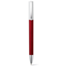 ELBE. Twist action ball pen with metal clip in blood-red