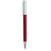 ELBE. Twist action ball pen with metal clip in Burgundy