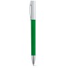 ELBE. Twist action ball pen with metal clip in green