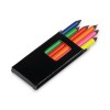 MEMLING. Pencil box with 6 coloured pencils in black