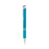 BETA WHEAT. Straw fibre and ABS ball pen with clip in Light Blue