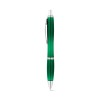 SWING rPET. 100% rPET ball pen with metal clip in Green