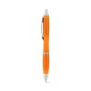 SWING rPET. 100% rPET ball pen with metal clip in Orange