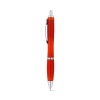 SWING rPET. 100% rPET ball pen with metal clip in Red