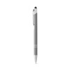 GALBA. Aluminium ball pen with touch tip and clip in Gun Metal