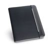 FITZGERALD. A4 folder in PU and 800D with lined sheet pad in grey