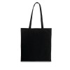 CARACAS. 100% cotton bag (140 g/m²) in Black