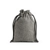 GIBRALTAR. Recycled cotton gift bag in Black