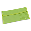 AIRLINE. 600D travel document bag in lime-green