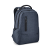 RE-BOSTON. 2Tone recycled nylon waterproof laptop backpack with 210D recycled polyester compartment in Blue