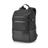 ZIPPERS. Laptop backpack in black
