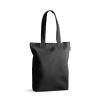 MERIDA. Bag with cotton and recycled cotton (220 g/m²) in Black