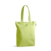 MERIDA. Bag with cotton and recycled cotton (220 g/m²) in Light Green