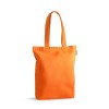 MERIDA. Bag with cotton and recycled cotton (220 g/m²) in Orange