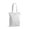 MERIDA. Bag with cotton and recycled cotton (220 g/m²) in White