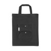 SIENA. Bag in cotton and recycled cotton (140 g/m²) in Black