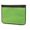 LILLE. Document pouch in lime-green
