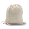HANOVER. 100% cotton drawstring bag (103 g/m²) in cornsilk