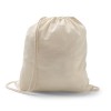 HANOVER. 100% cotton drawstring bag (103 g/m²) in Light Natural