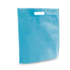 STRATFORD. Non-woven bag (80 g/m²) in cyan