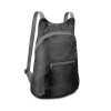 BARCELONA. 210D ripstop foldable backpack in black