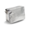 LOREN. PVC multipurpose bag in Satin Silver