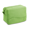 MARIE. Microfibre toiletry bag in lime-green